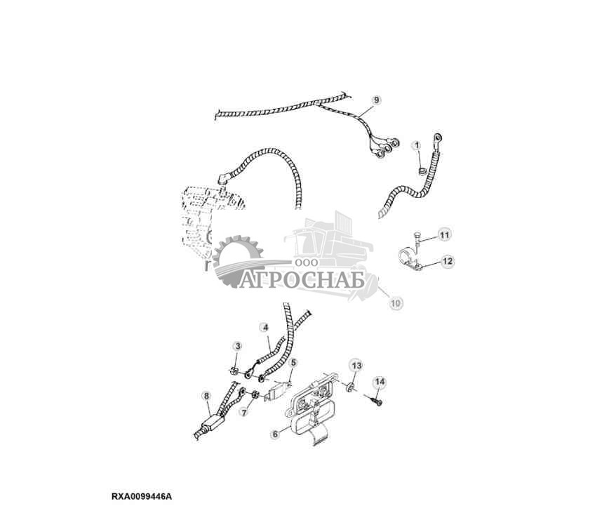 Жгут проводов (питание кабины) 